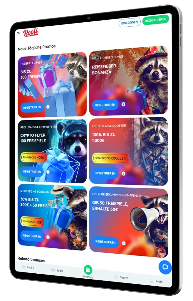 Bonusse bei Rooli Casino